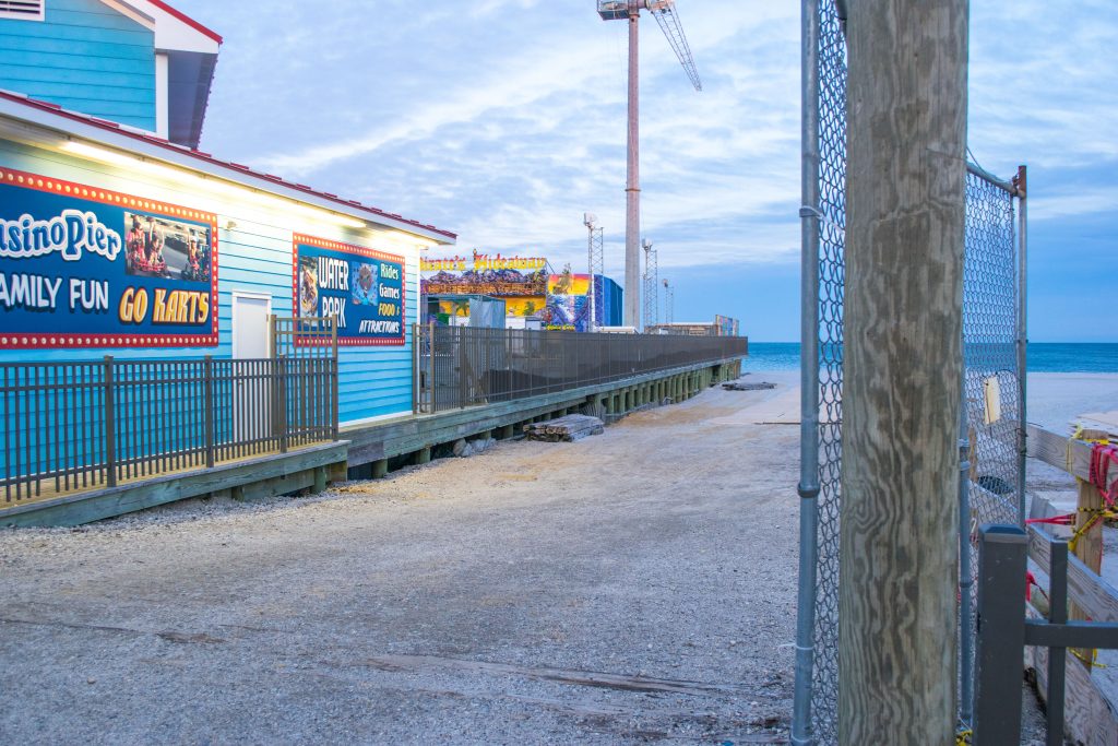 The Grant Avenue vehicle access site in Seaside Heights, Feb. 2019. (Photo: Daniel Nee)