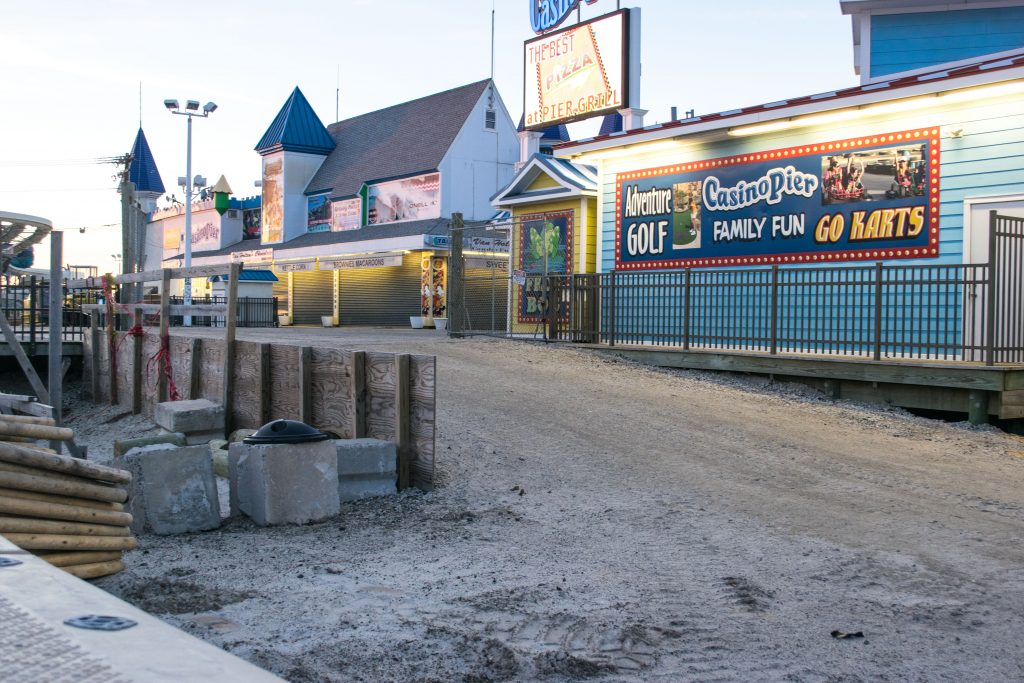 The Grant Avenue vehicle access site in Seaside Heights, Feb. 2019. (Photo: Daniel Nee)