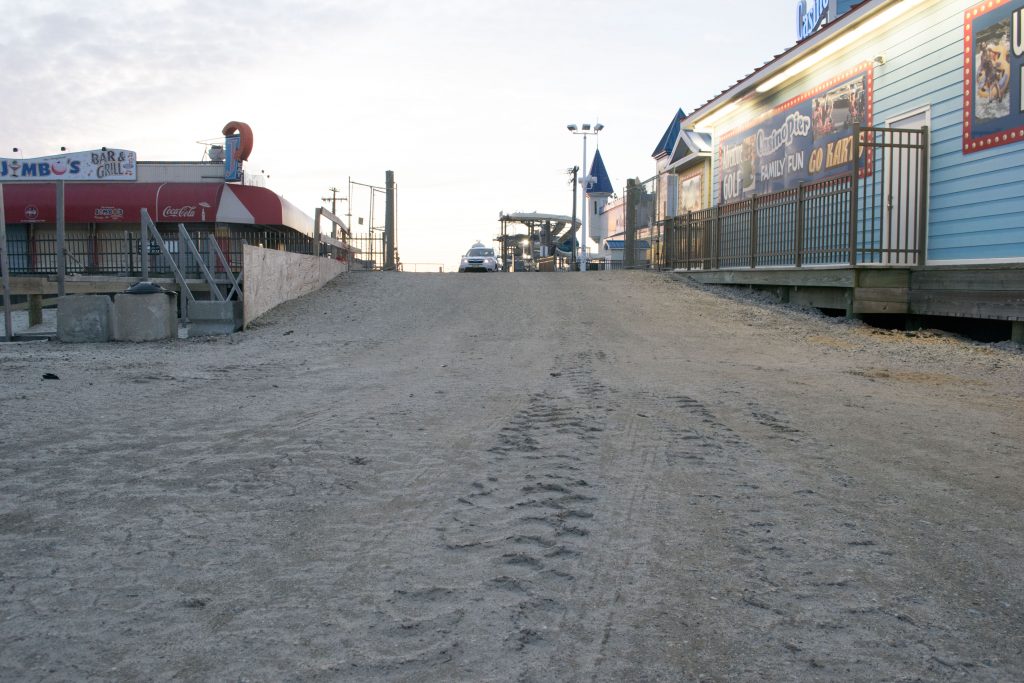 The Grant Avenue vehicle access site in Seaside Heights, Feb. 2019. (Photo: Daniel Nee)