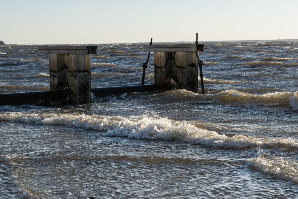 Winds whip up the Jersey Shore, Feb. 25, 2019. (Photo: Daniel Nee)