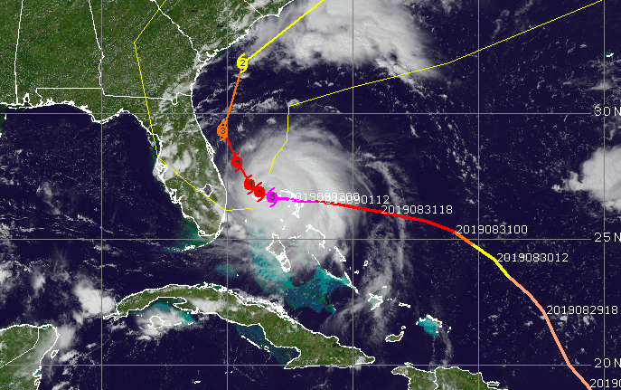 Hurricane Dorian (Credit: CIMSS Tropical Cyclones)