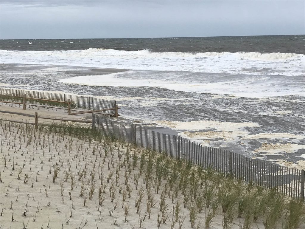 Ortley Beach during the Oct. 10, 2019 nor'easter. (Photo: Daniel Nee)