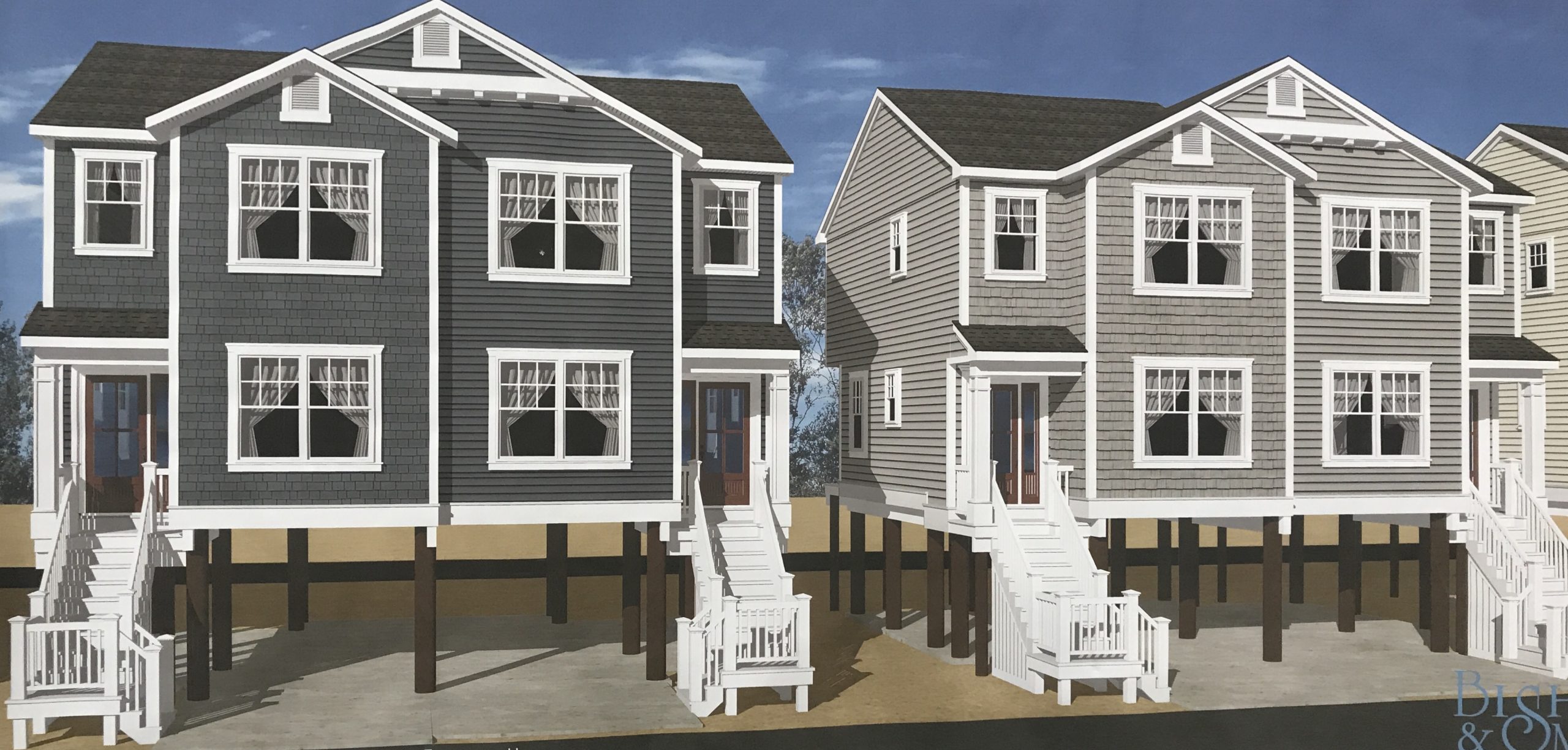 Duplex buildings proposed for Camp Osborn, Feb. 2020. (Photo: Daniel Nee)