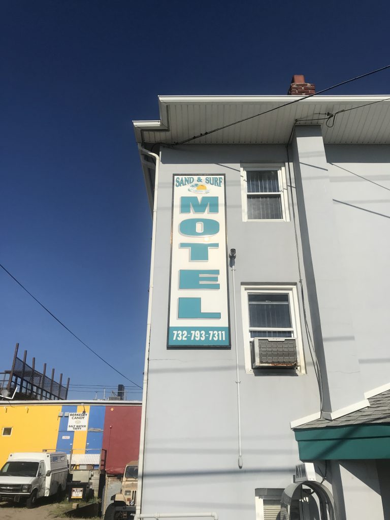 Motels in Seaside Heights, June 2020. (Photo: Daniel Nee)
