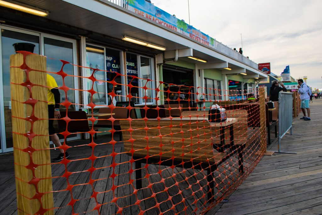 Seaside Heights bars and restaurants open for outdoor dining June 15, 2020. (Photo: Daniel Nee)