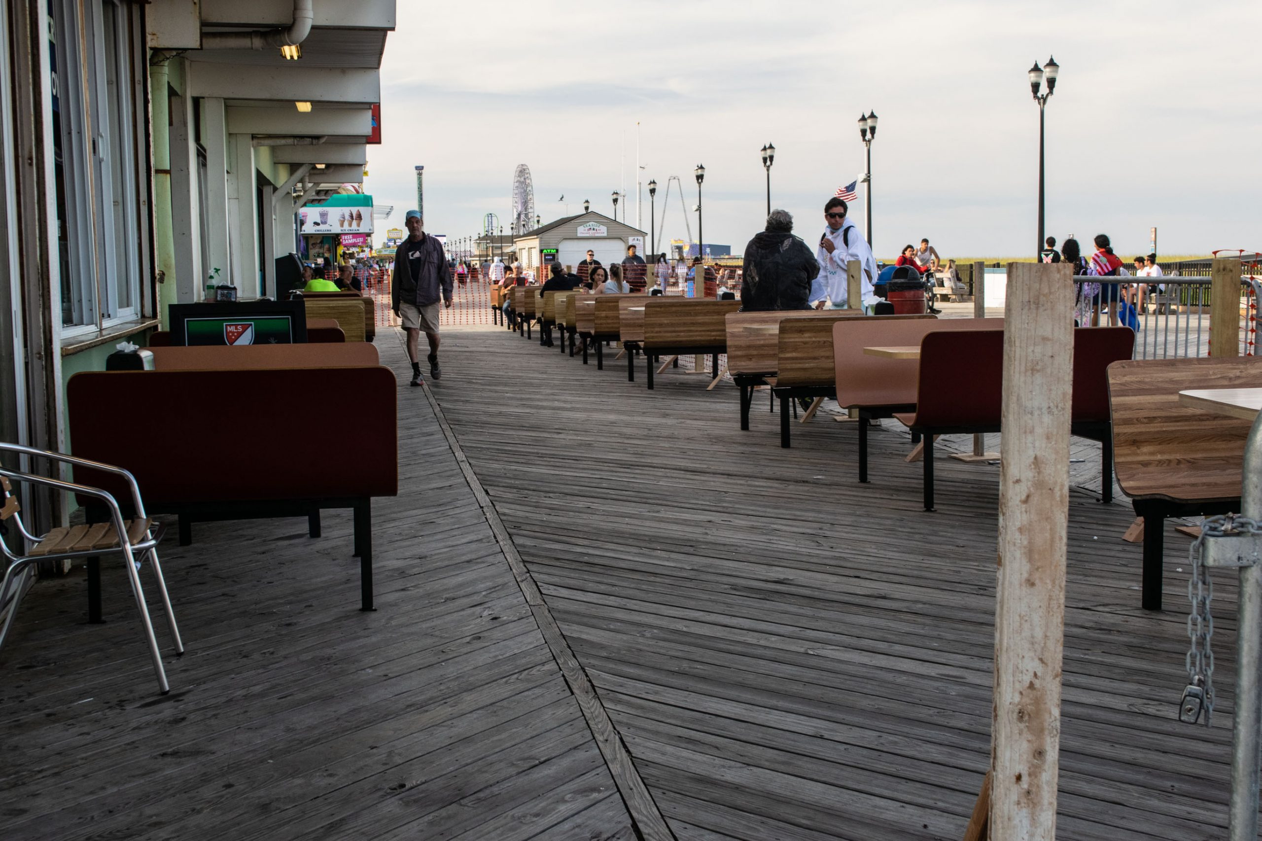 Seaside Heights bars and restaurants open for outdoor dining June 15, 2020. (Photo: Daniel Nee)