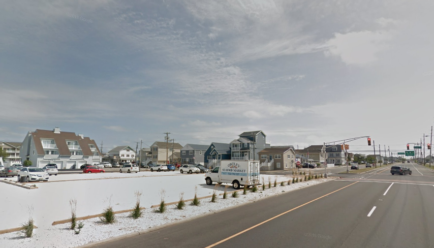 The site of the former Ortley Beach First Aid building. (Credit: Google Maps)