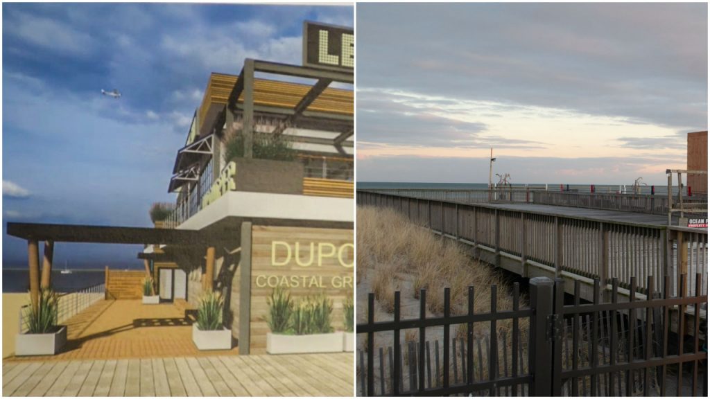 A new restaurant approved for Dupont Avenue on the Seaside Heights boardwalk, Dec. 2020. (Photo: Daniel Nee)