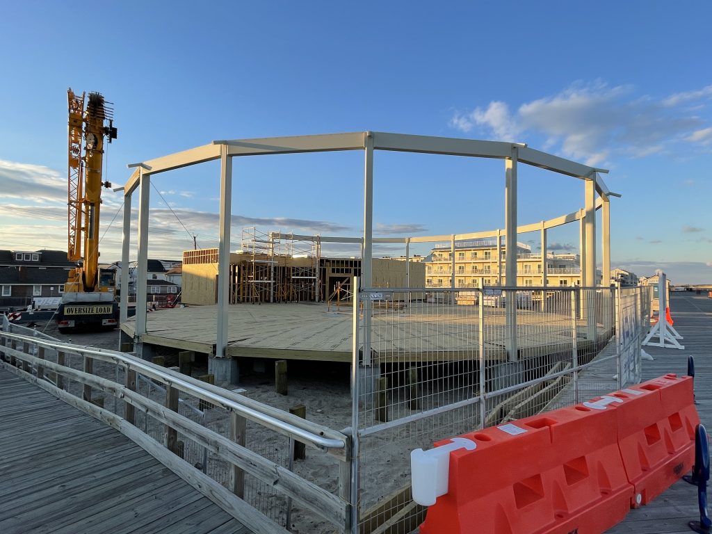 The future home of Seaside Heights' historic carousel, Jan. 2021. (Photo: Daniel Nee)