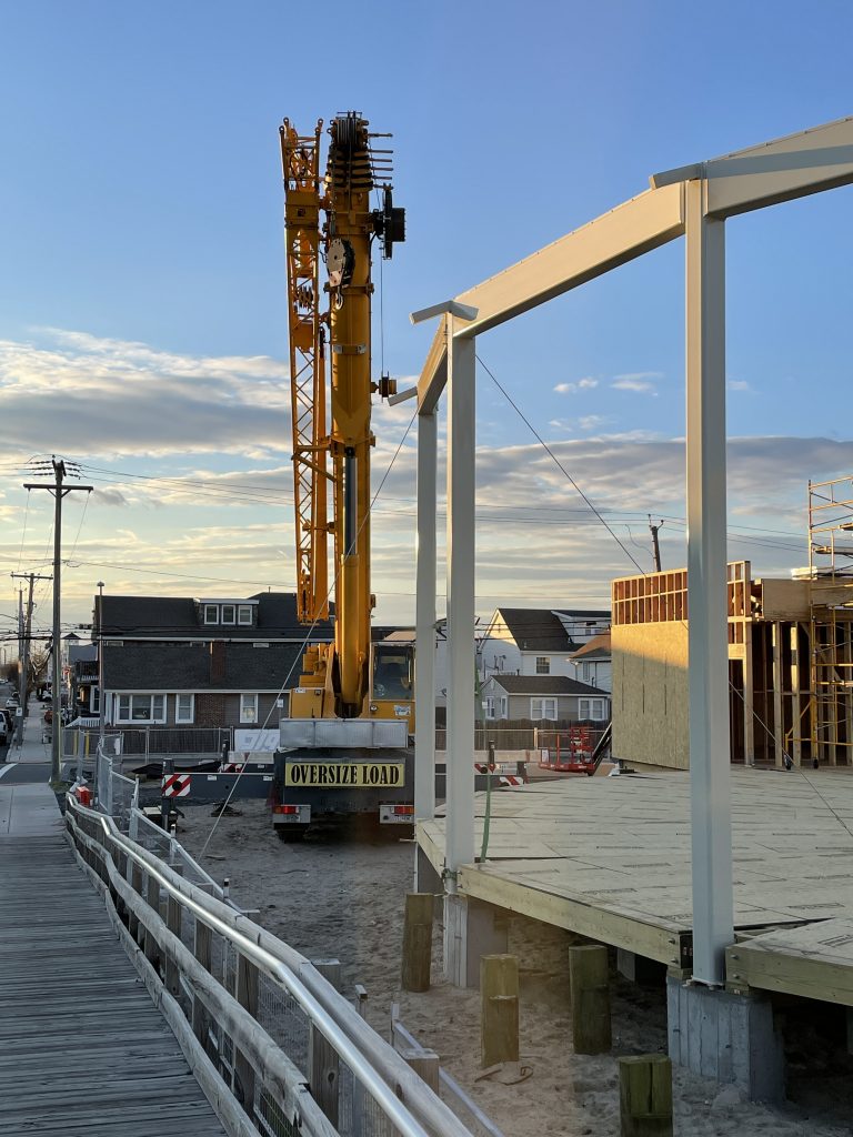 The future home of Seaside Heights' historic carousel, Jan. 2021. (Photo: Daniel Nee)