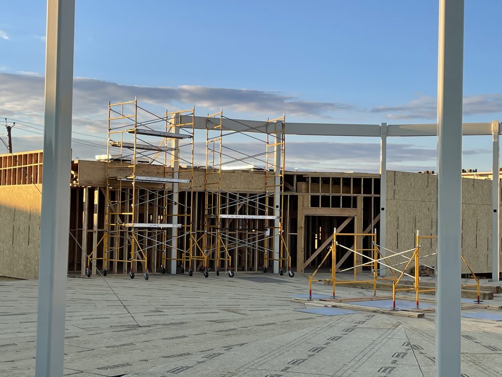 The future home of Seaside Heights' historic carousel, Jan. 2021. (Photo: Daniel Nee)