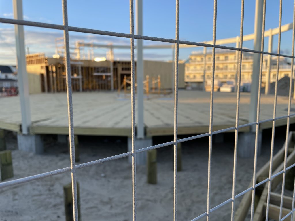 The future home of Seaside Heights' historic carousel, Jan. 2021. (Photo: Daniel Nee)
