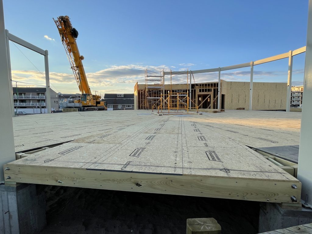 The future home of Seaside Heights' historic carousel, Jan. 2021. (Photo: Daniel Nee)