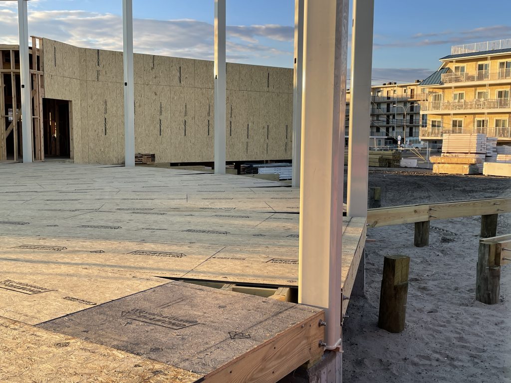 The future home of Seaside Heights' historic carousel, Jan. 2021. (Photo: Daniel Nee)