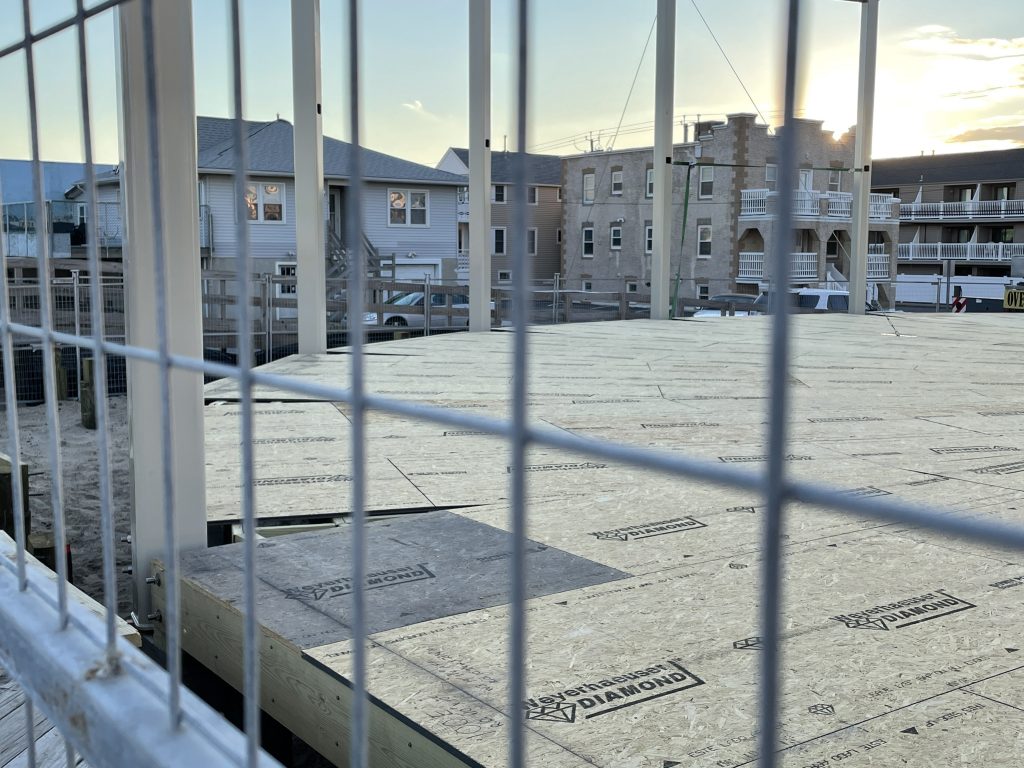 The future home of Seaside Heights' historic carousel, Jan. 2021. (Photo: Daniel Nee)