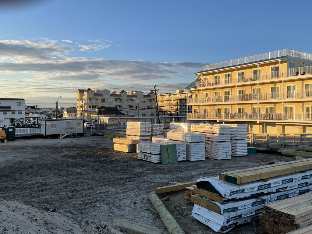 The future home of Seaside Heights' historic carousel, Jan. 2021. (Photo: Daniel Nee)