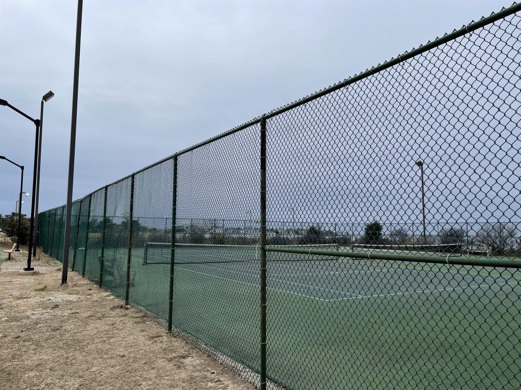 Lavallette's municipal tennis/pickleball courts. (Photo: Daniel Nee)