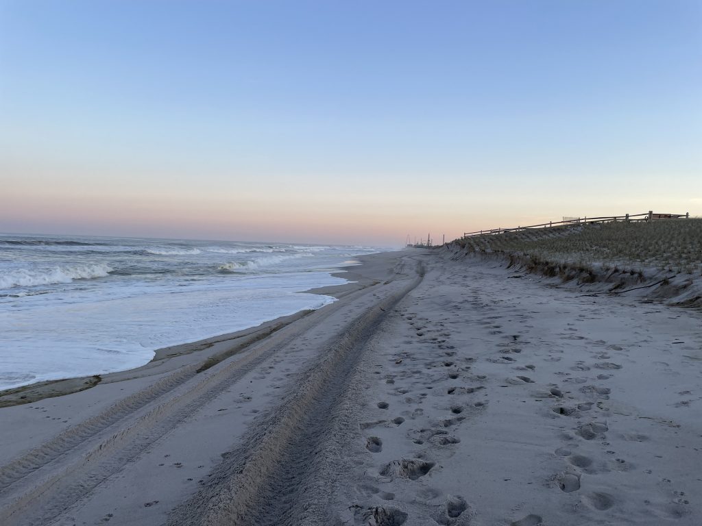 Damage in Ortley Beach left over from the Feb. 1-2, 2021 nor'easter, April 2021. (Photo: Daniel Nee)