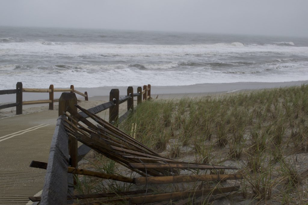 Ortley Beach suffers damage during the Memorial Day Weekend 2021 storm. (Photo: Daniel Nee)