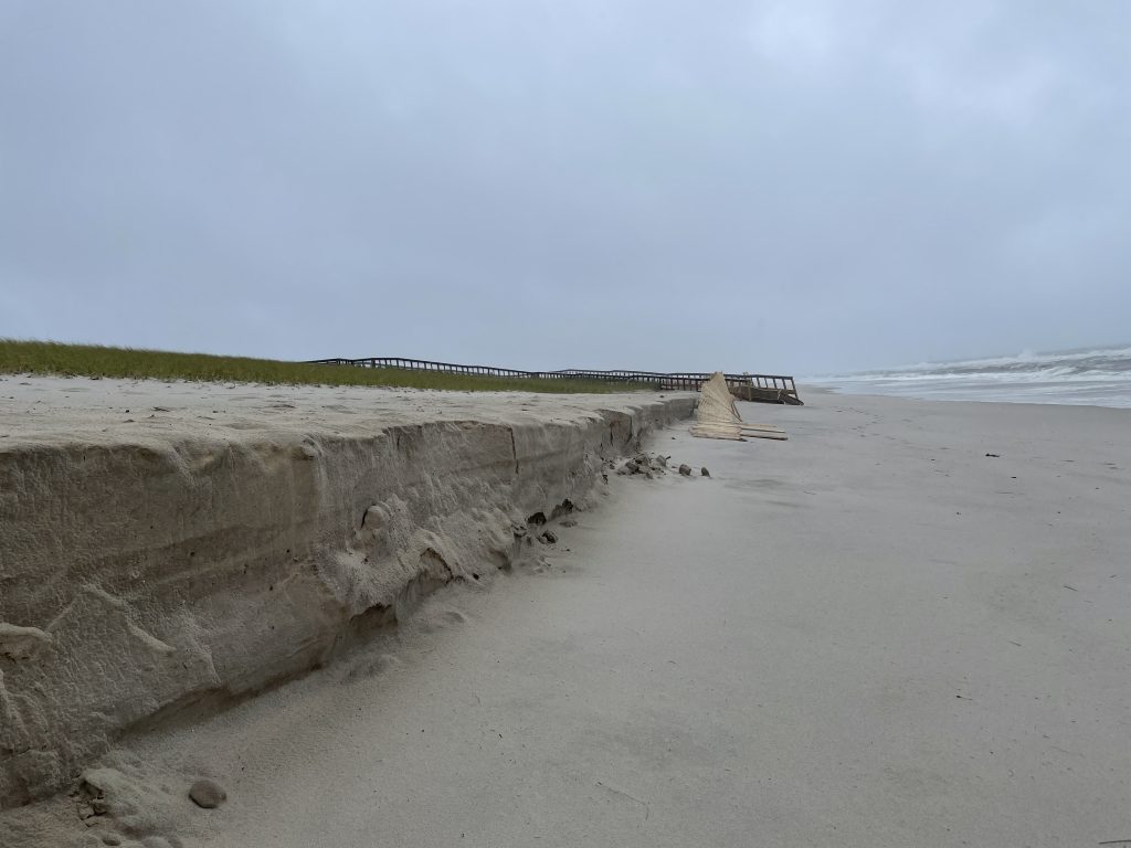 Ortley Beach suffers damage during the Memorial Day Weekend 2021 storm. (Photo: Daniel Nee)