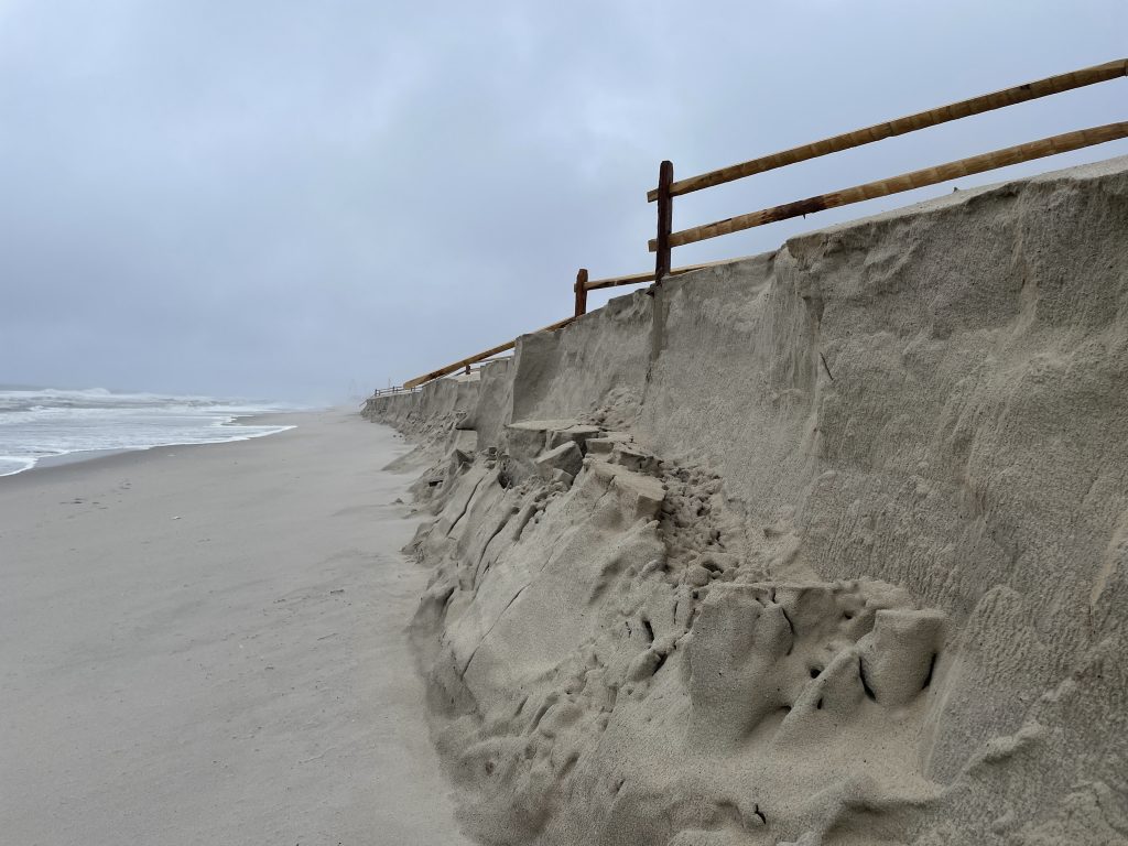 Ortley Beach suffers damage during the Memorial Day Weekend 2021 storm. (Photo: Daniel Nee)