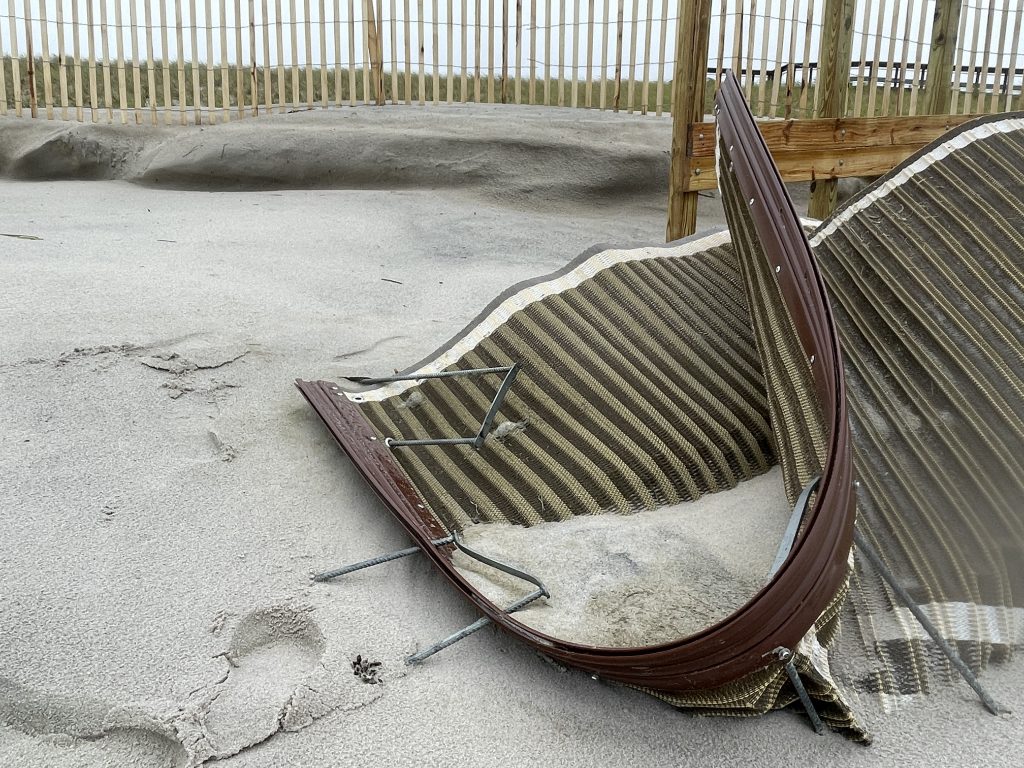 Ortley Beach suffers damage during the Memorial Day Weekend 2021 storm. (Photo: Daniel Nee)