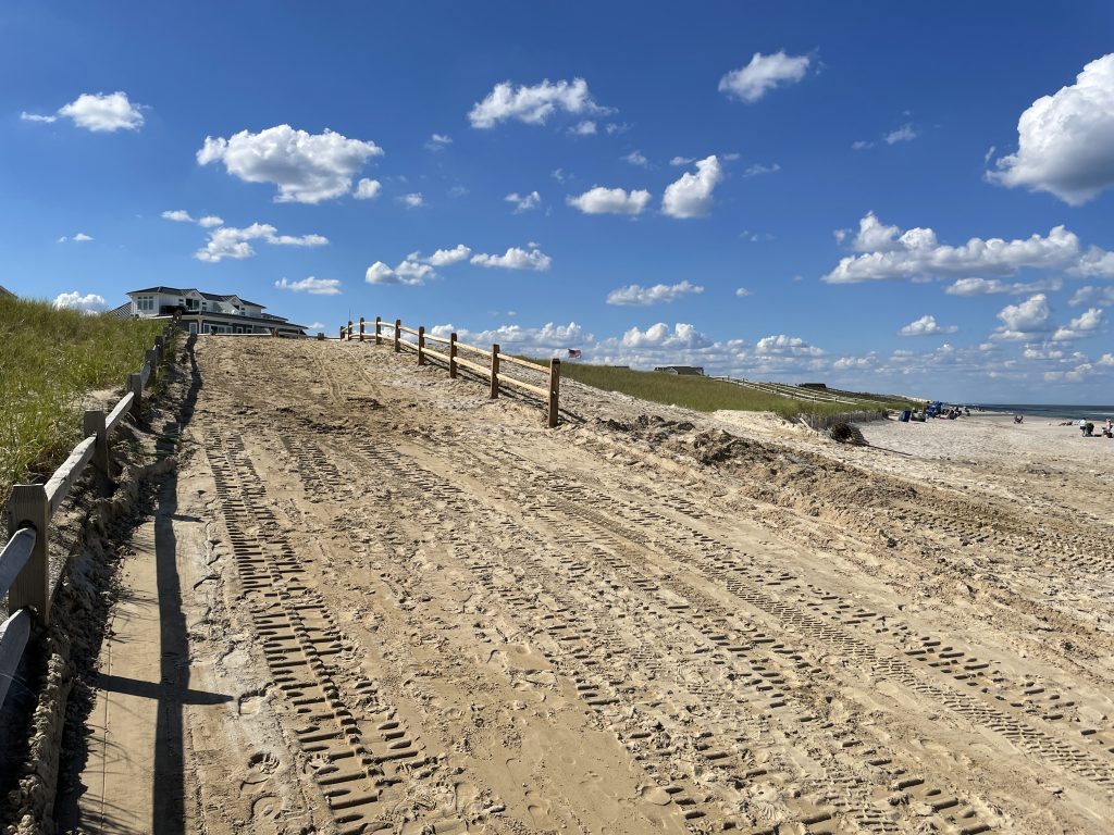 Ortley Beach following repairs, June 2021. (Photo: Daniel Nee)