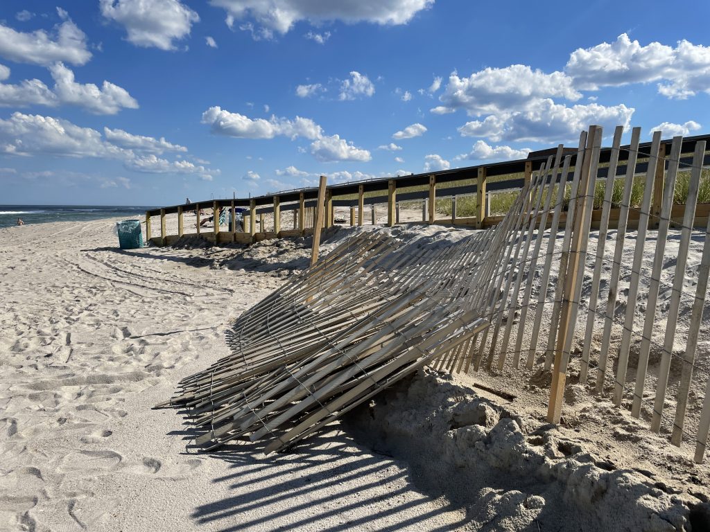 Ortley Beach following repairs, June 2021. (Photo: Daniel Nee)