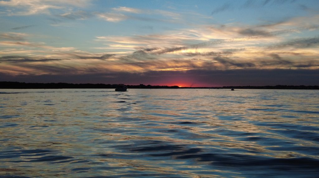 A stunning sunset on Barnegat Bay, Sept. 25, 2021. (Photo: Daniel Nee)