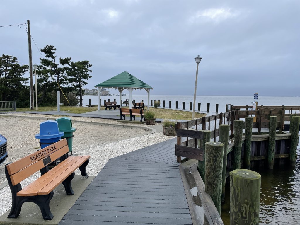 The area of the 14th Avenue Pier in Seaside Park, with a view of the south side. (Photo: Daniel Nee)