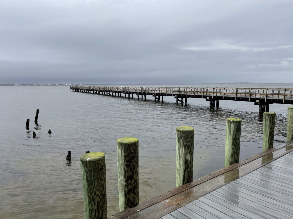 The area of the 14th Avenue Pier in Seaside Park, with a view of the south side. (Photo: Daniel Nee)