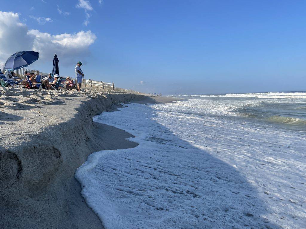 Rough surf plagues the Jersey Shore, Sept. 18, 2021. (Photo: Daniel Nee)