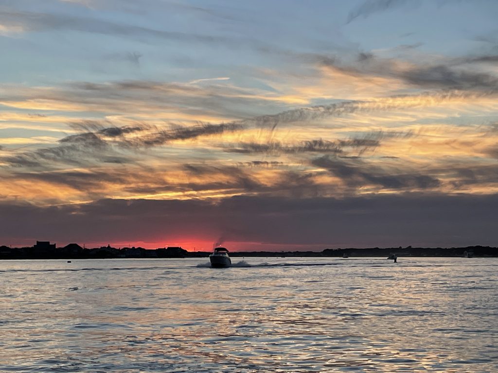 A stunning sunset on Barnegat Bay, Sept. 25, 2021. (Photo: Daniel Nee)