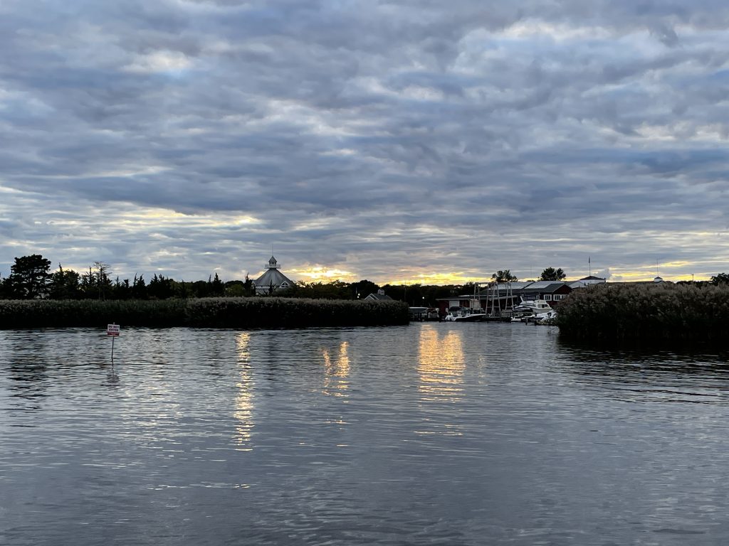 Sunset on Barnegat Bay, Sept. 30, 2021. (Photo: Daniel Nee)