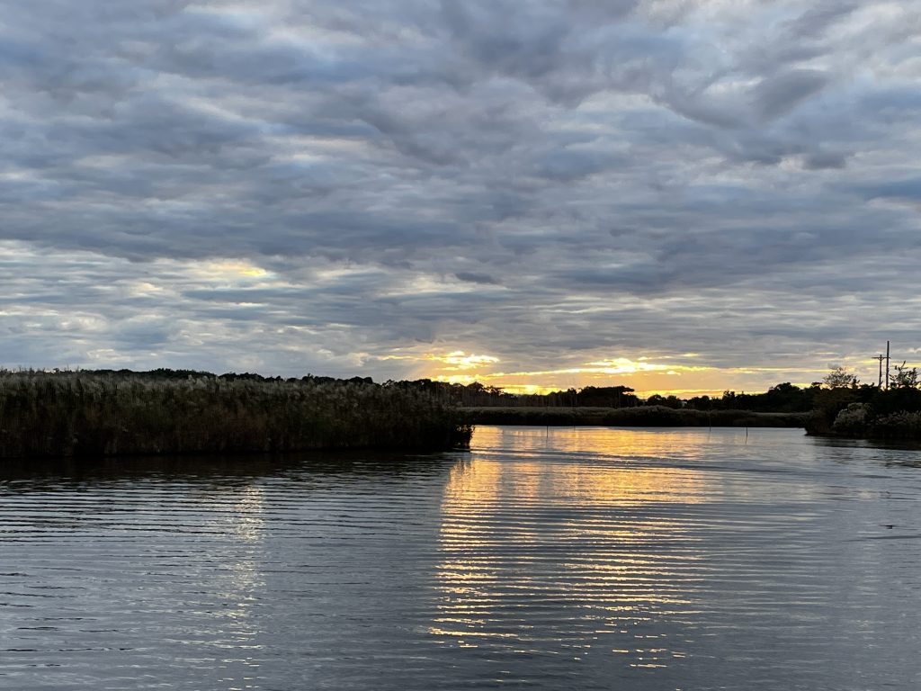 Sunset on Barnegat Bay, Sept. 30, 2021. (Photo: Daniel Nee)