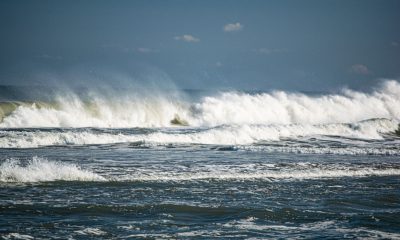 Rough surf and large waves off Seaside Heights, Ocean County, N.J., Sept. 10, 2021. (Photo: Daniel Nee)
