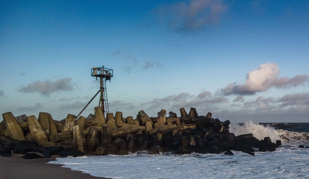 Rough surf at Manasquan Inlet, Oct. 11, 2021. (Photo: Daniel Nee)