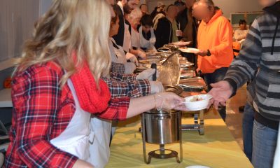 Volunteers serve meals at Simon's Soup Kitchen in Seaside Heights. (Faces of patrons have been blurred for privacy purposes.) (Photo: Simon's Soup Kitchen)