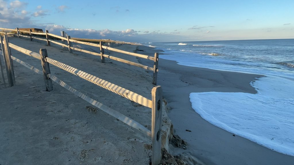 Erosion and damage in Ortley Beach following the Oct. 2021 nor'easters. (Photo: Daniel Nee)