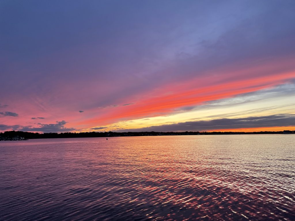 Spectacular views on Barnegat Bay, Nov. 4, 2021. (Photo: Daniel Nee)