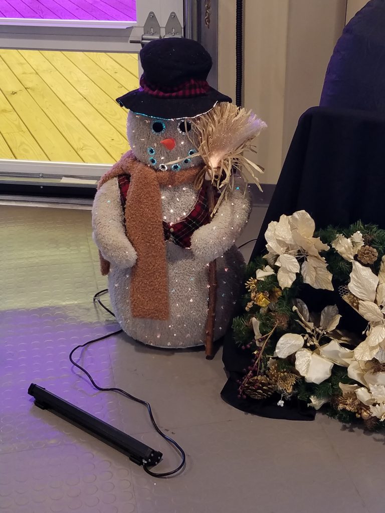 "Christmas in Seaside Heights" is set up in the Carousel Pavilion on the boardwalk. (Photo: Patricia Nee)