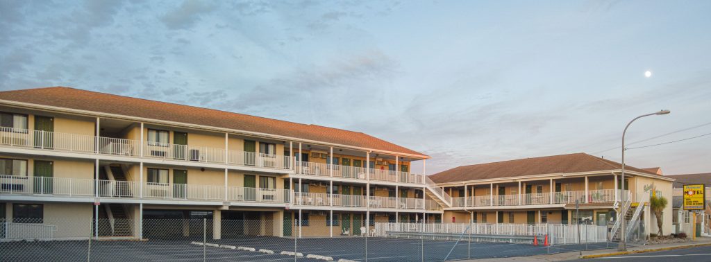 The Belmont Motel, slated for demolition in Seaside Heights, N.J., Dec. 2021. (Photo: Daniel Nee)