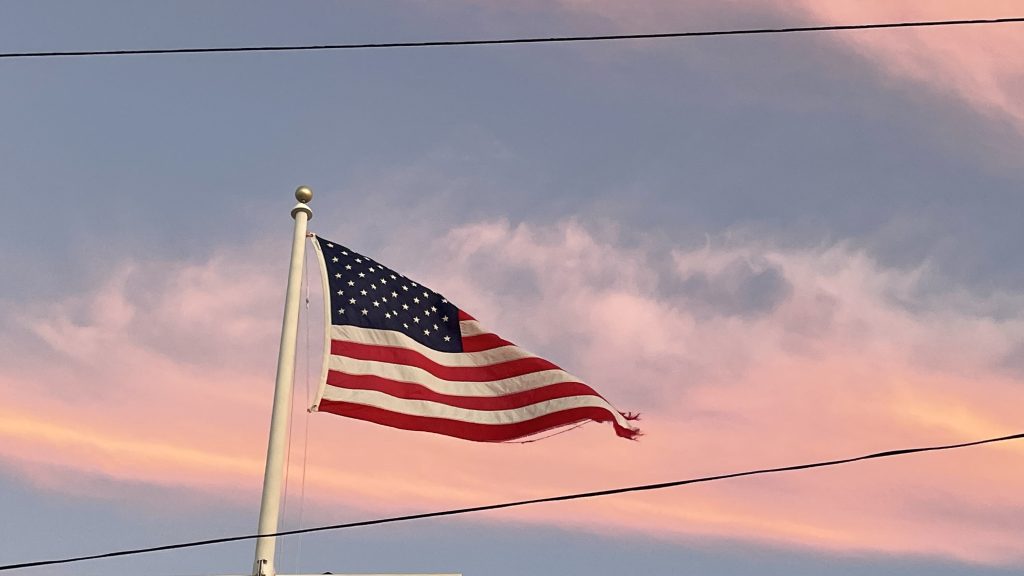 Warm skies on a cold night, Dec. 19. 2021, in Lavallette, N.J. (Photo: Daniel Nee)