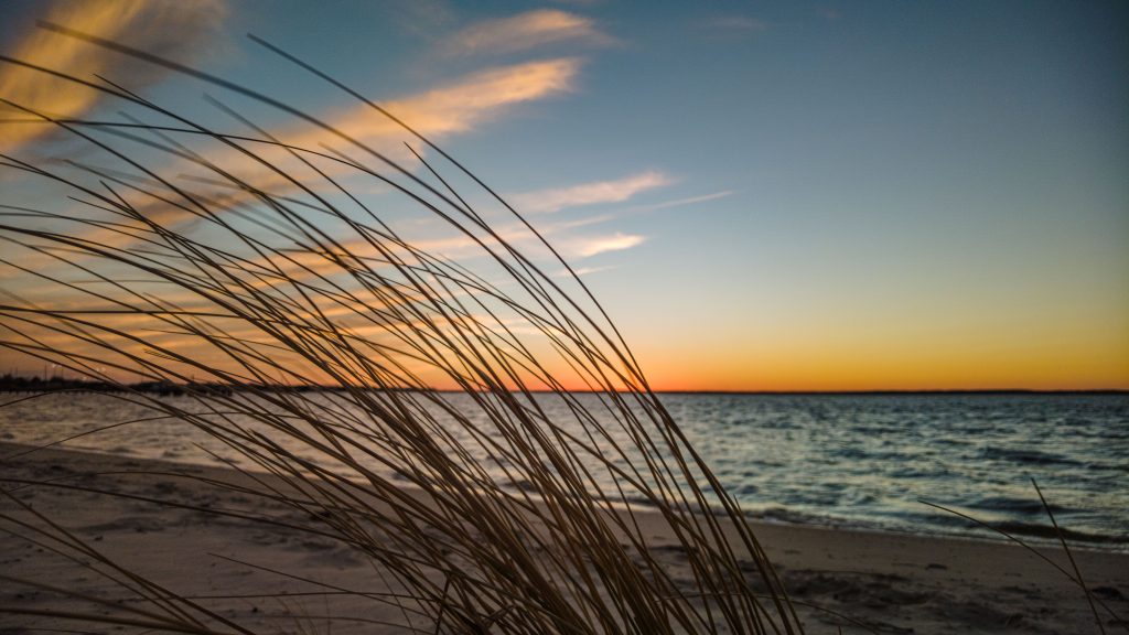 Warm skies on a cold night, Dec. 19. 2021, in Lavallette, N.J. (Photo: Daniel Nee)