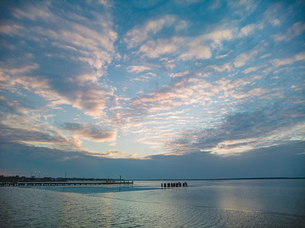 Ice forms on Barnegat Bay, Jan. 23, 2022. (Photo: Daniel Nee)
