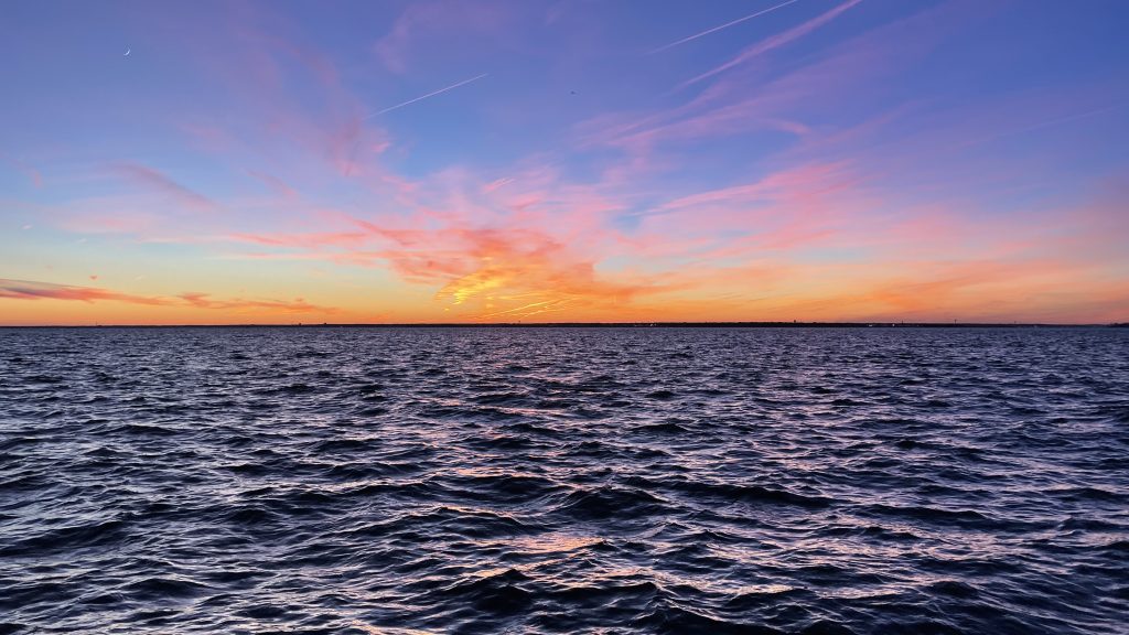 Sunset on Barnegat Bay, Jan. 4, 2022. (Photo: Daniel Nee)
