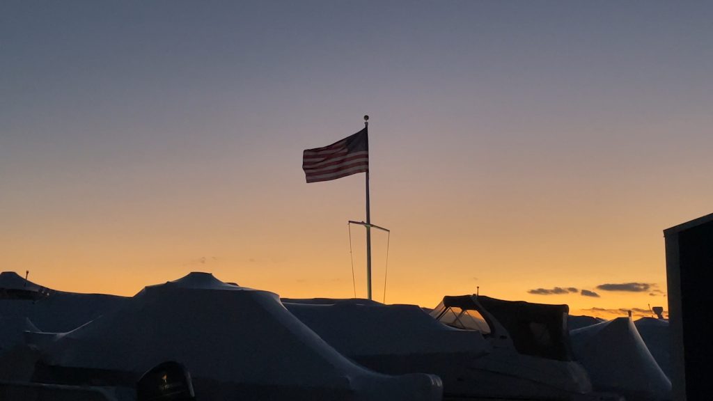 A chilly Barnegat Bay, Jan. 11, 2022. (Photo: Daniel Nee)