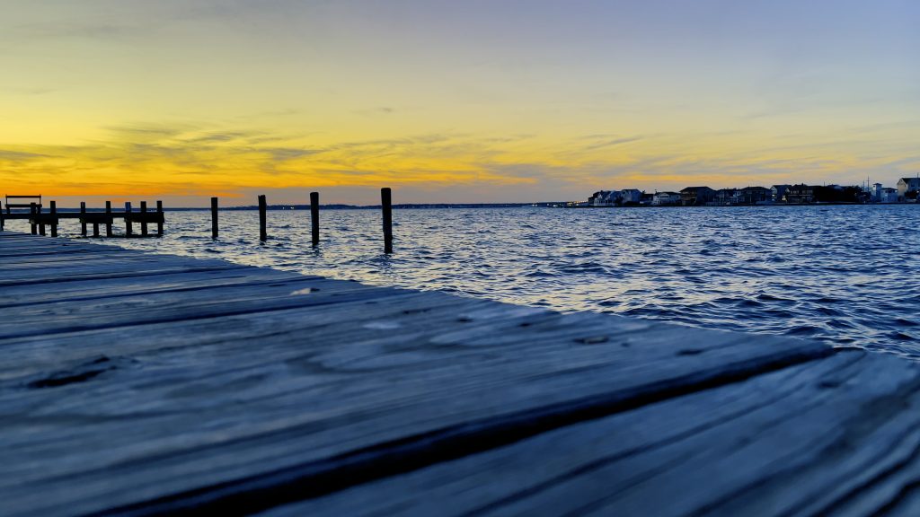Sunset on Barnegat Bay, Jan. 27, 2022. (Photo: Daniel Nee)