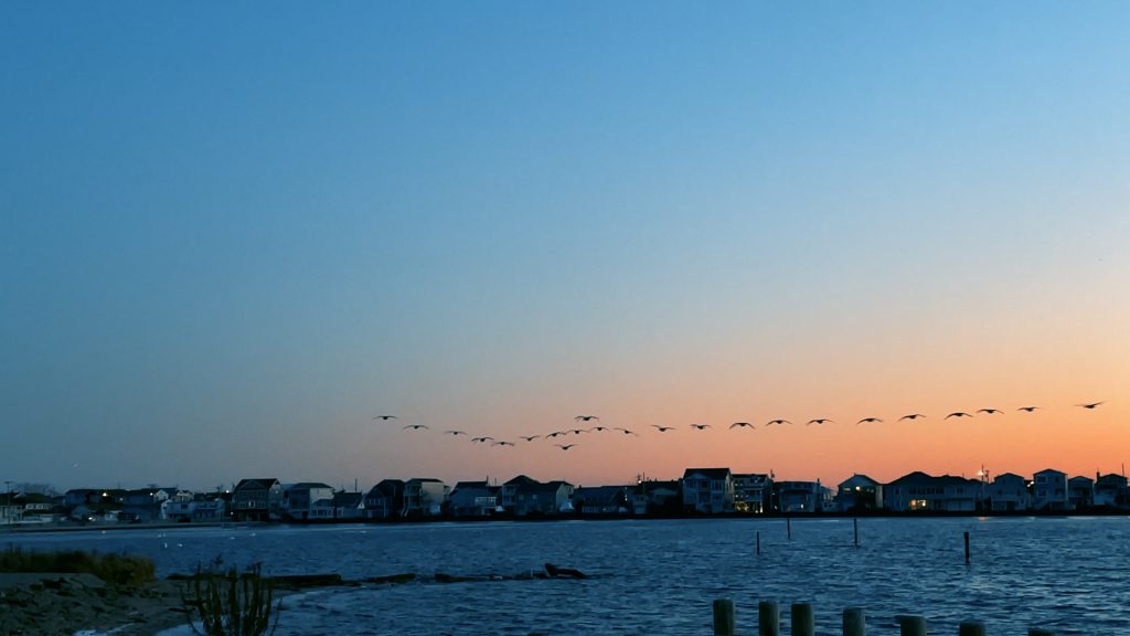 Sunset on Barnegat Bay, Jan. 27, 2022. (Photo: Daniel Nee)