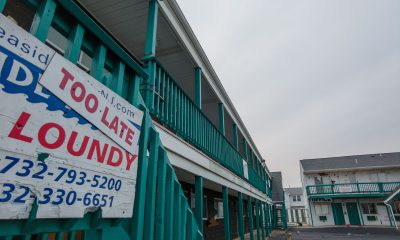 Aquarius Motel, Seaside Heights, ready for demolition. (Photo: Daniel Nee)